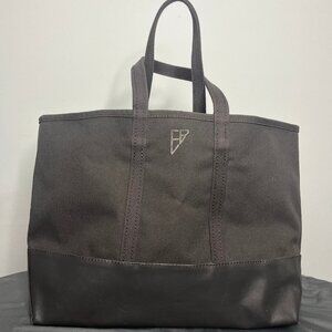 Eddie Bauer Boat Tote XL Waxed Canvas Bag Well Seasoned Outdoor Utility Garden